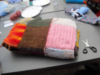 Duislig en Mez'o Help met Brei projek